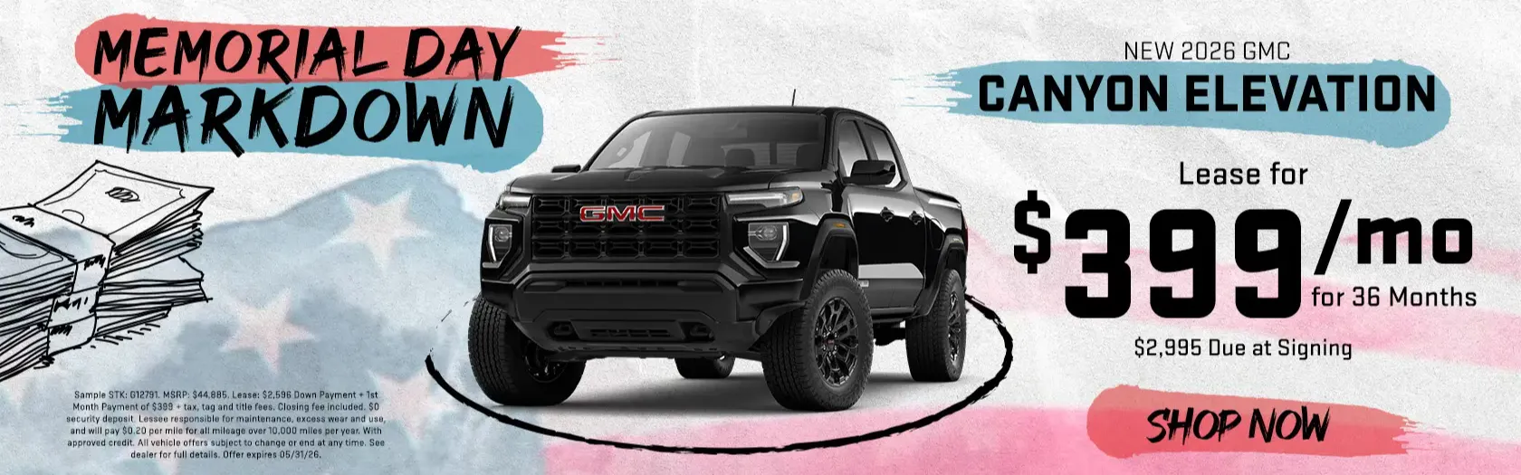 New 2026 GMC Canyon Special